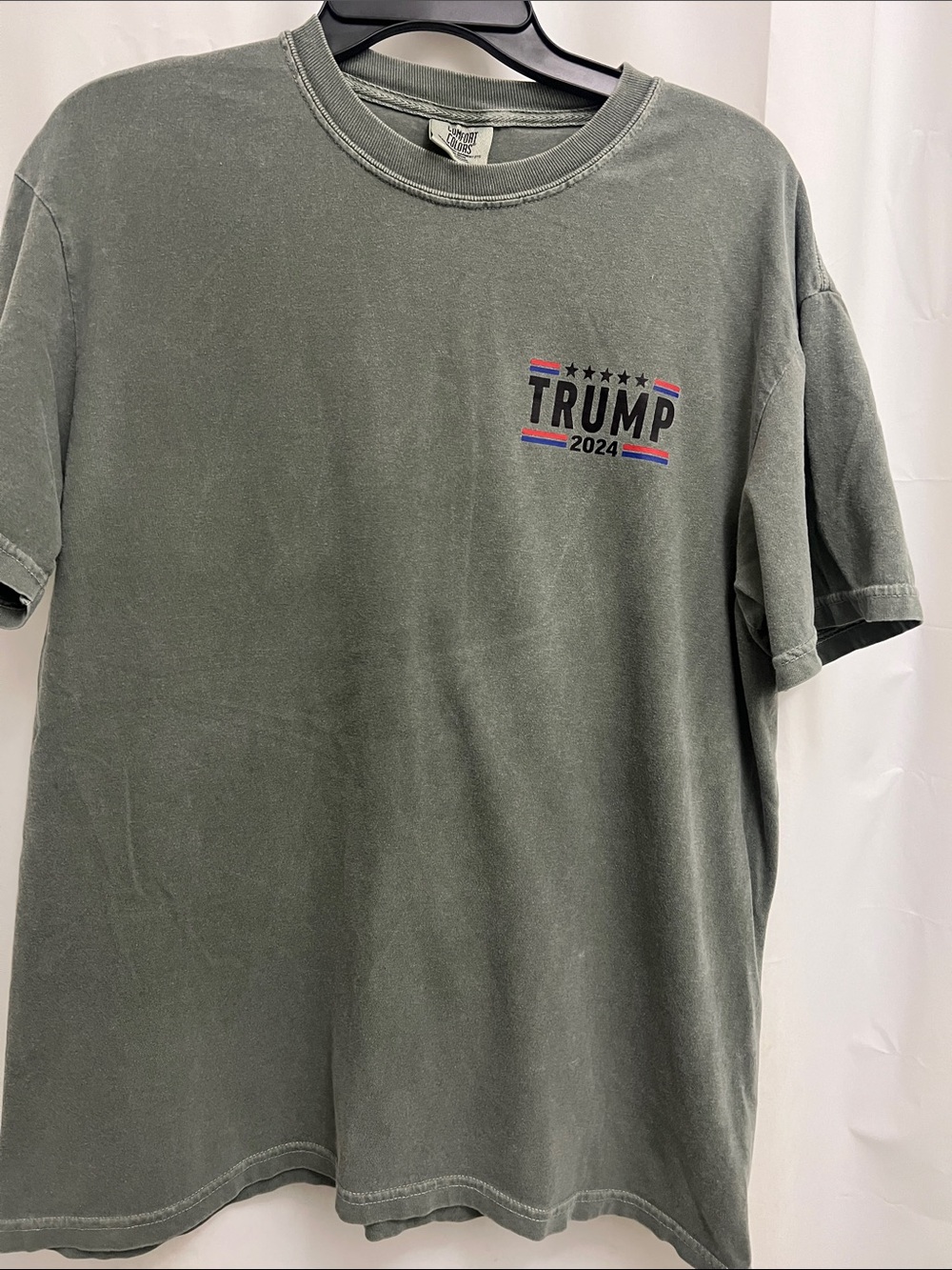 Comfort Colors Olive Green Trump 2024 Short Sleeve Tee